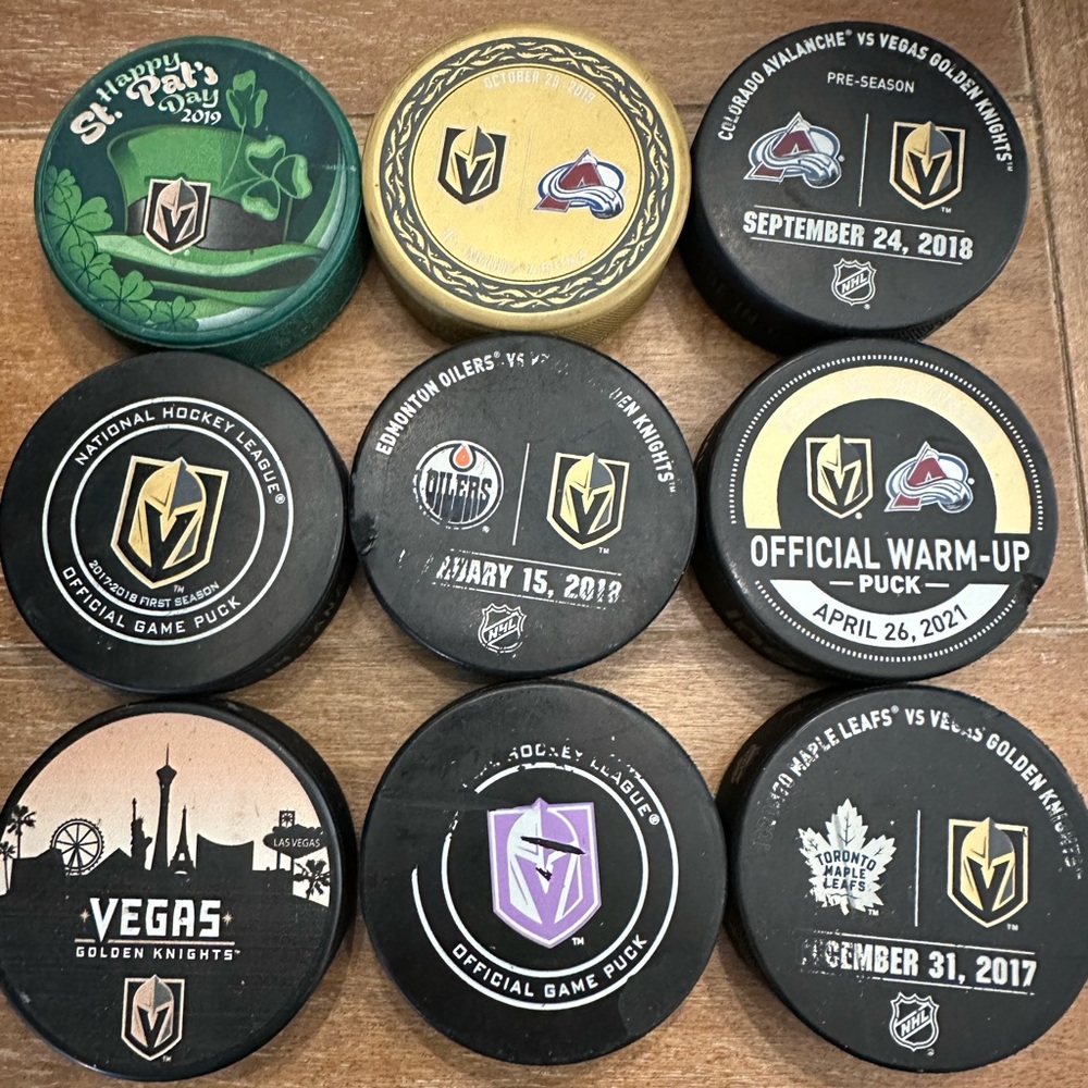 VGK Pucks! 🤩